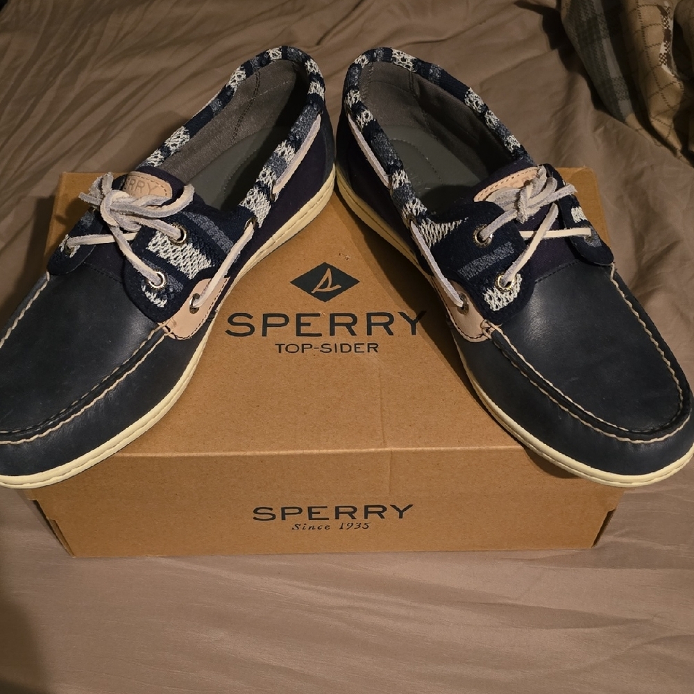 Sperry Women's Koifish Knit Navy Boat Shoes